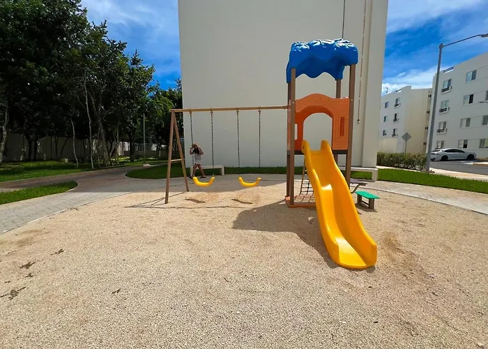 Apartment Departamento Privado Con Alberca 3 Recamaras Y Aire Acondicionado En Ideal Familias Y Grupos *