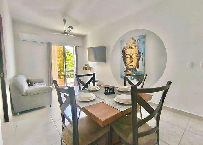 Apartamento Departamento Privado Con Alberca 3 Recamaras Y Aire Acondicionado En Ideal Familias Y Grupos *